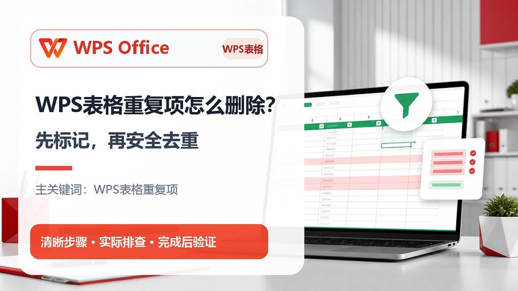 WPS表格查找和删除重复项