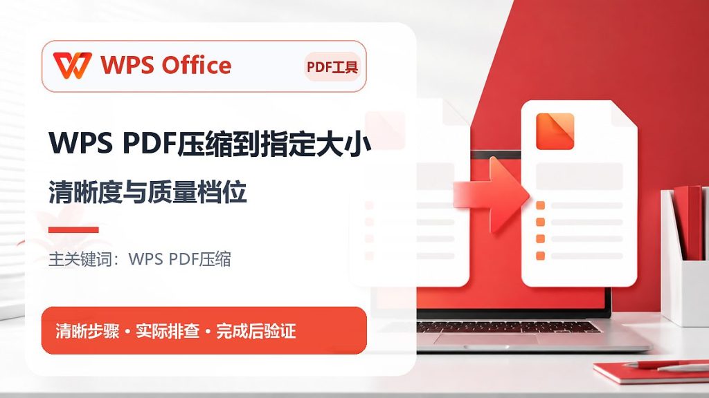 WPS PDF压缩大小与清晰度平衡