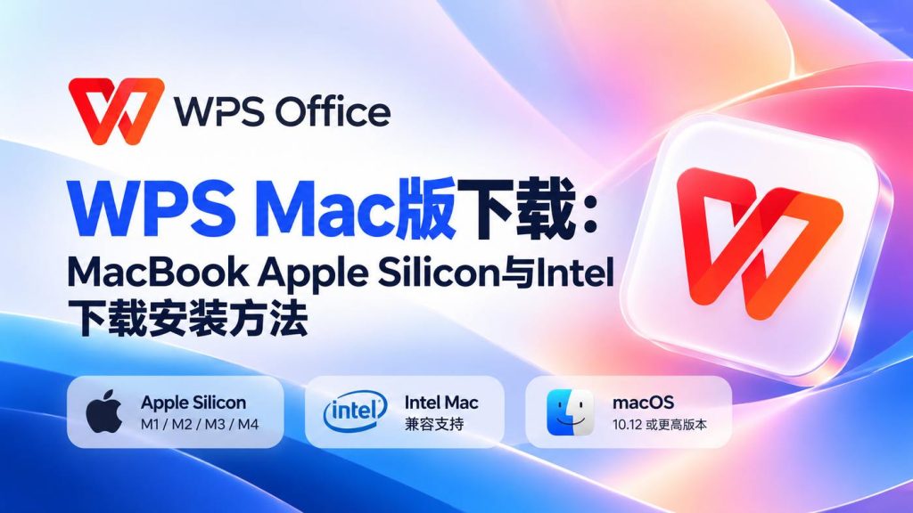 WPS Mac版下载 MacBook Apple Silicon与Intel下载安装方法